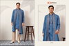Ethnic Drape by Shubhvastra Viscose Silk Mens Kurta With Dupatta Wholesalers In Surat
